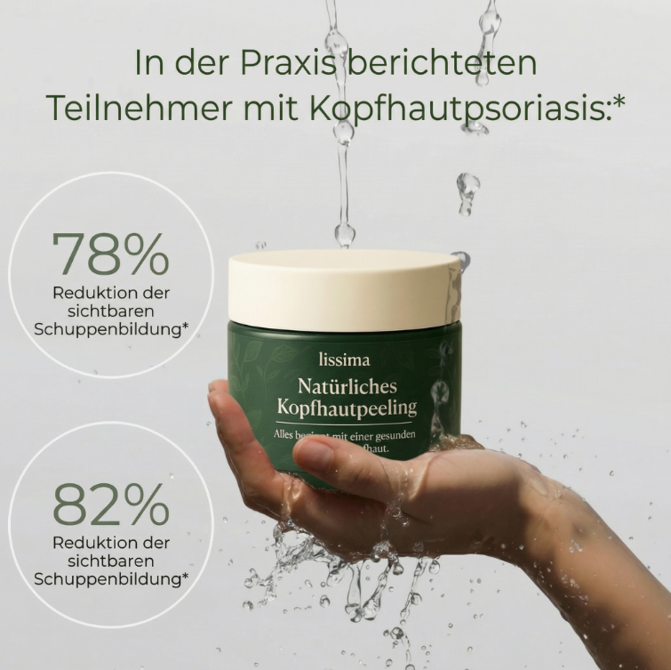 LISSIMA Natürliches Kopfhautpeeling – bei schuppiger, juckender und gereizter Kopfhaut